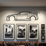 2022 Subaru BRZ Pandem V3 Metal Silhouette