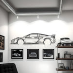 Corvette C8 Z06 Metal Car Silhouette
