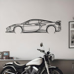 Corvette C8 Z06 Metal Car Silhouette