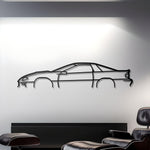 1999 Camaro SS Detailed Metal Car Silhouette