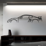718 Cayman GT4 Classic Detailed Silhouette