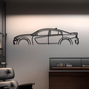 2021 Dodge Charger Scat Pack Metal Wall Decor