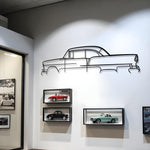 1955 Chevy Bel Air Classic Metal Silhouette