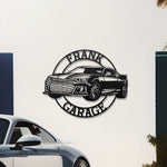 Chevrolet Camaro Custom Name Personalizable Metal Car Silhouette