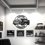 Chevrolet Camaro Custom Name Personalizable Metal Car Silhouette