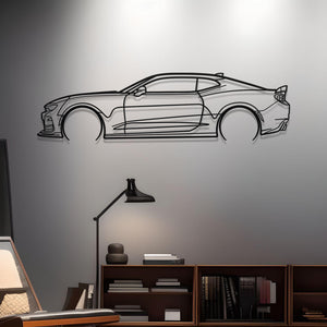 Chevrolet Camaro SS 1LE Metal Silhouette