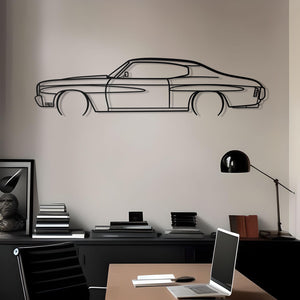 1970 Chevrolet Chevelle Classic Metal Silhouette