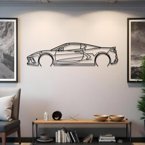2021 Chevrolet Corvette C8 Metal Wall Art
