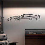 Corvette ZR1 C7 Classic Metal Silhouette