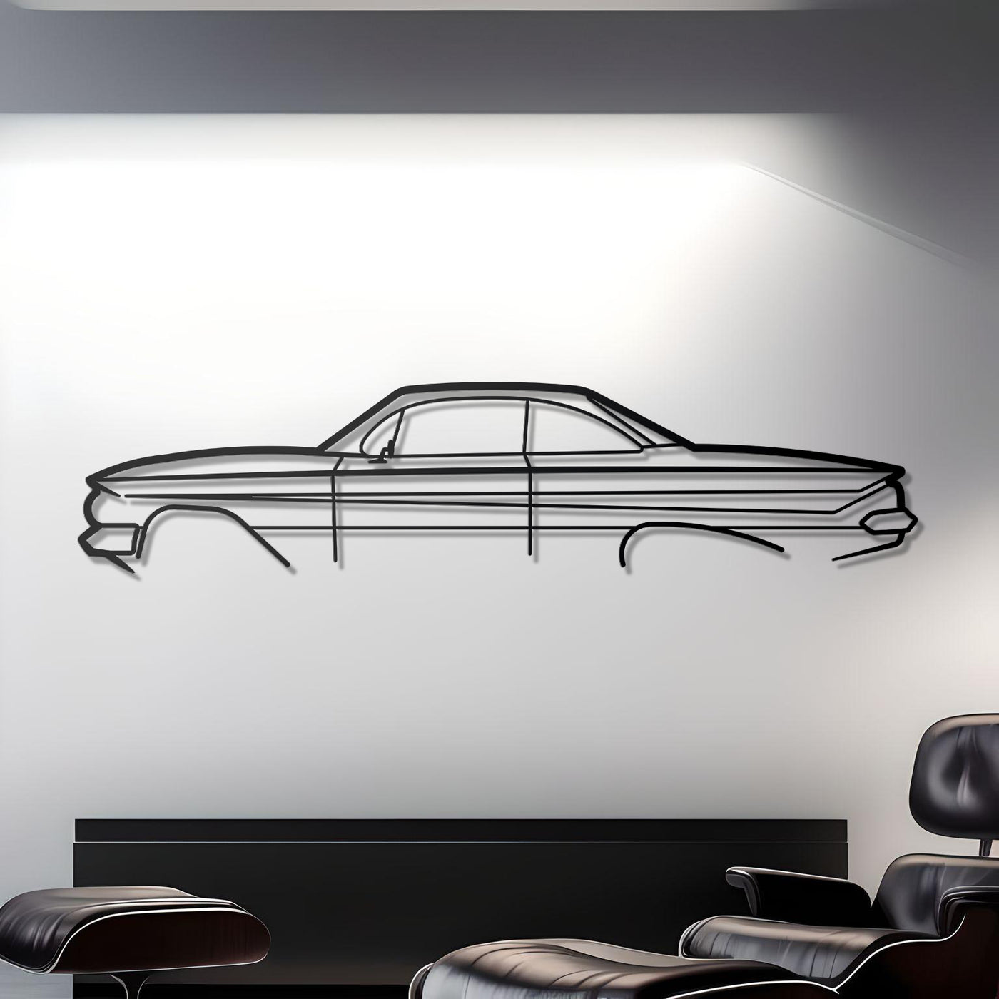 1961 Chevrolet Impala Metal Wall Decor