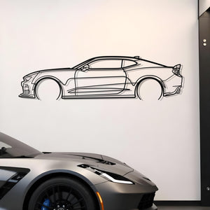 Chevrolet Camaro SS 1LE Metal Silhouette