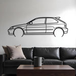 2000 Honda Civic Type R Metal Silhouette