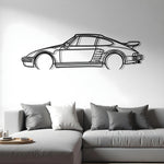 1985 Porsche 911 (930) Turbo Metal Silhouette