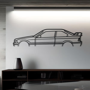 1995 BMW E36 M3 GT Detailed Metal Wall Decor