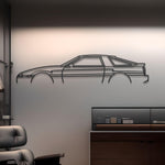 1988 Toyota Supra Metal Wall Art