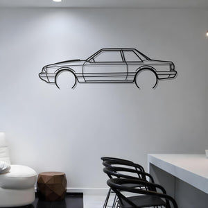 1990 Mustang Foxbody Notchback Metal Wall Art