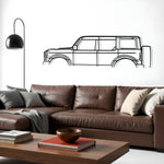 Ford Bronco Classic Metal Silhouette