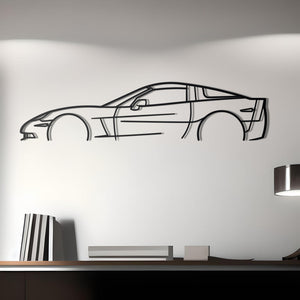 2005 Chevrolet Corvette C6 Metal Wall Art