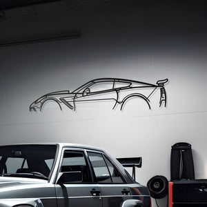 Corvette ZR1 C7 Classic Metal Silhouette