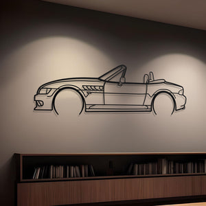 BMW Z3 Classic Metal Silhouette
