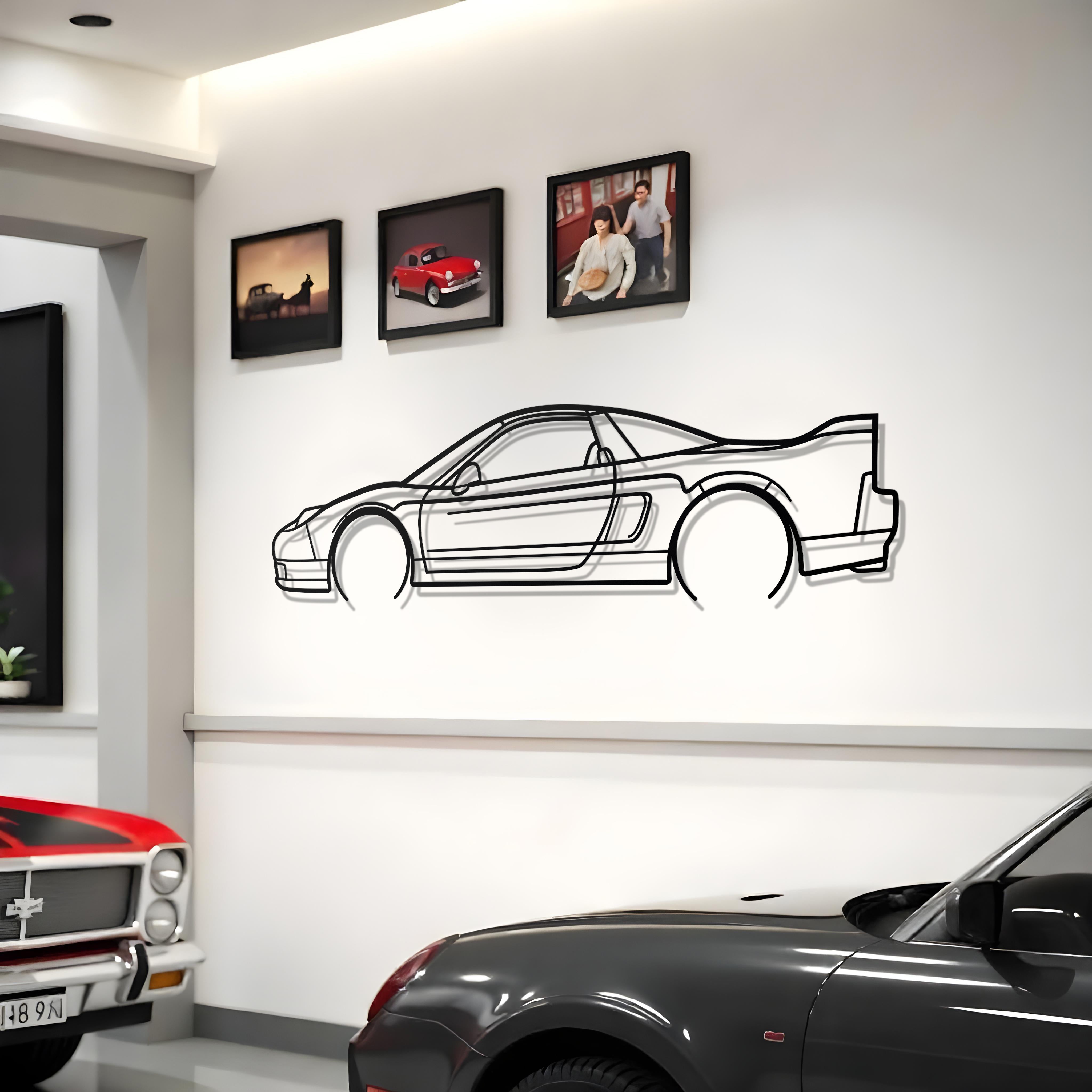1992 Honda NSX-R Metal Silhouette