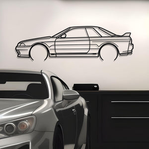 1995 Nissan Skyline R32 GTR Metal Wall Decor