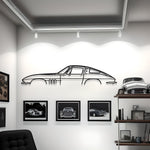 Corvette C2 Classic Metal Silhouette