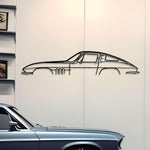 Corvette C2 Classic Metal Silhouette