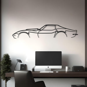 Corvette C3 L88 Classic Metal Silhouette