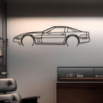 Corvette C4 Classic Metal Silhouette