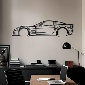 Corvette C6 ZR1 Metal Silhouette