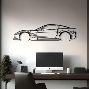 Corvette C6 ZR1 Metal Silhouette