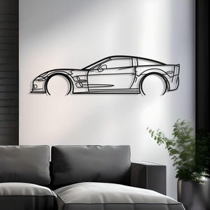 Corvette C6 ZR1 Metal Silhouette