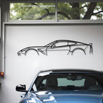 Corvette Grand Sport C7 Classic Metal Silhouette