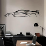 Corvette C8 Stingray Classic Metal Silhouette