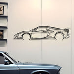 Corvette C8 Z06 Metal Car Silhouette