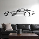 1969 Corvette Stingray Metal Silhouette
