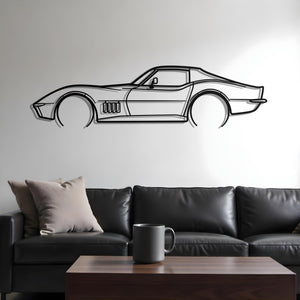 1969 Corvette Stingray Metal Silhouette