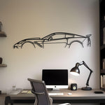 Corvette ZR1 C7 Classic Metal Silhouette