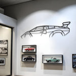 Lamborghini Countach Classic Metal Silhouette