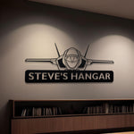 F-35 Lightning Custom Name Metal Wall Art