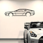 Delorean Metal Silhouette