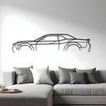 3rd Gen Dodge Challenger SRT Classic Metal Silhouette