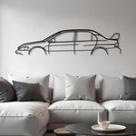 Mitsubishi EVO IX Classic Metal Silhouette