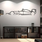 2024 Formula (F1) Detailed Metal Car Silhouette