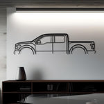 Ford F-150 Raptor Classic Metal Silhouette