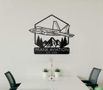 F-22 Raptor Custom Name Metal Wall Decor