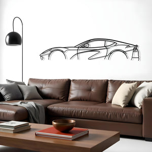 Ferrari 812 Superfast Classic Metal Silhouette