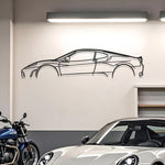 Ferrari F430 Classic Metal Silhouette