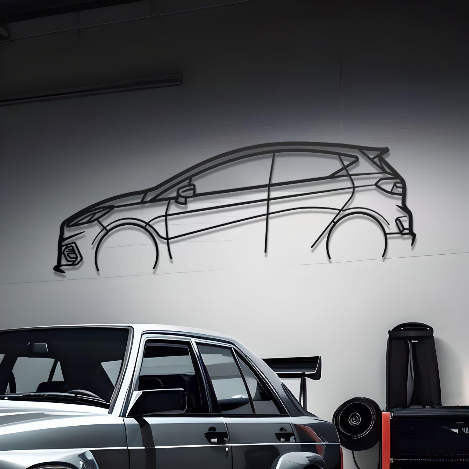 2018 Ford Fiesta ST Metal Wall Decor